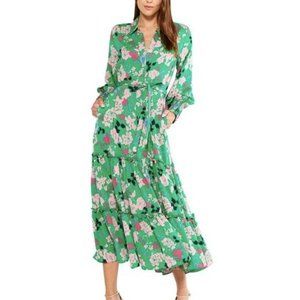 MISA Los Angeles Esmee Long Peony Dress Floral